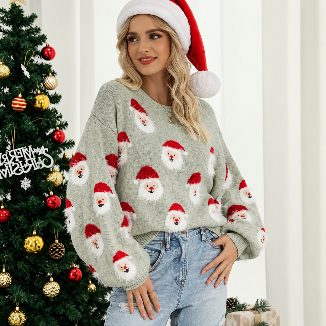 Women's Santa Knit Christmas Jumper