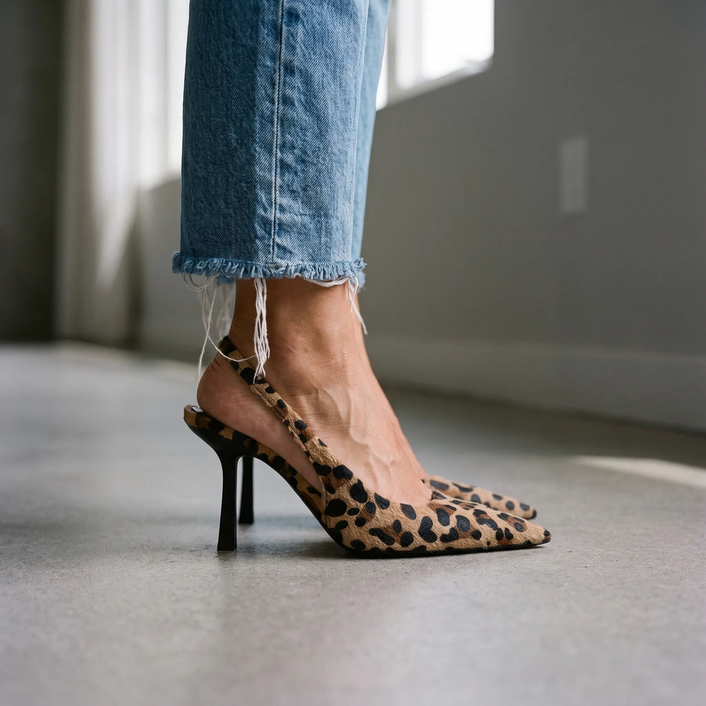 FierceStride  - Pointed Slingback Heels Evening Wear