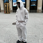 Men's hooded sweatshirt and jogger trouser outfit set
