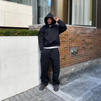 Men's hooded sweatshirt and jogger trouser outfit set