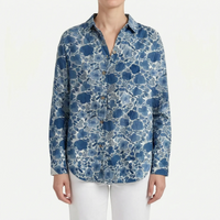 Dark Blue Floral