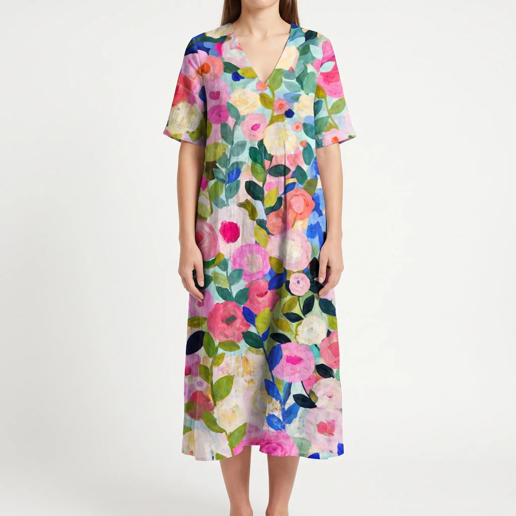 Floria - Relaxed Floral Summer Dress