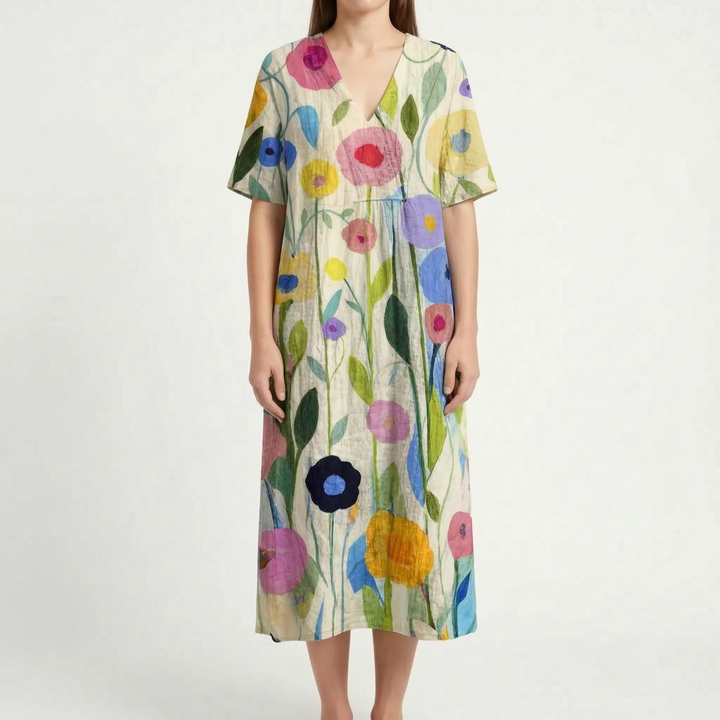 Floria - Relaxed Floral Summer Dress