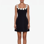 Florique  - A Line Mini Dress Attending Evening Events