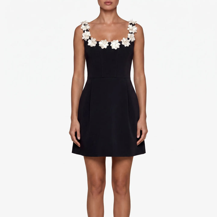 Florique  - A Line Mini Dress Attending Evening Events