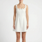 Florique  - A Line Mini Dress Attending Evening Events