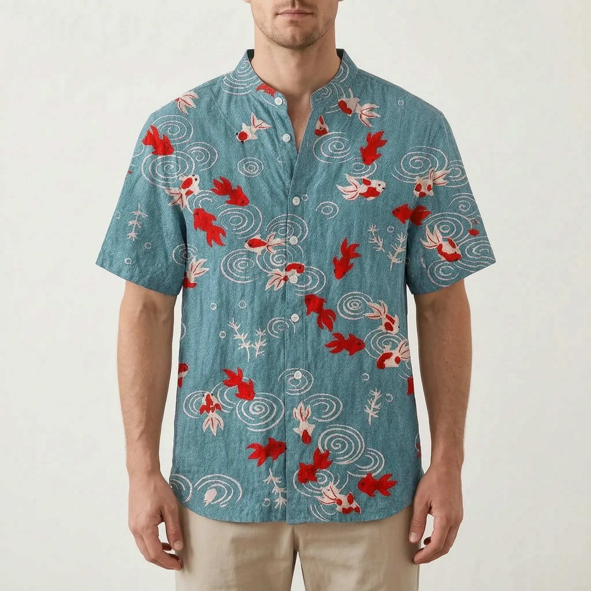 Florishe  - Floral Short Sleeve Men's Shirt Summer Holidays