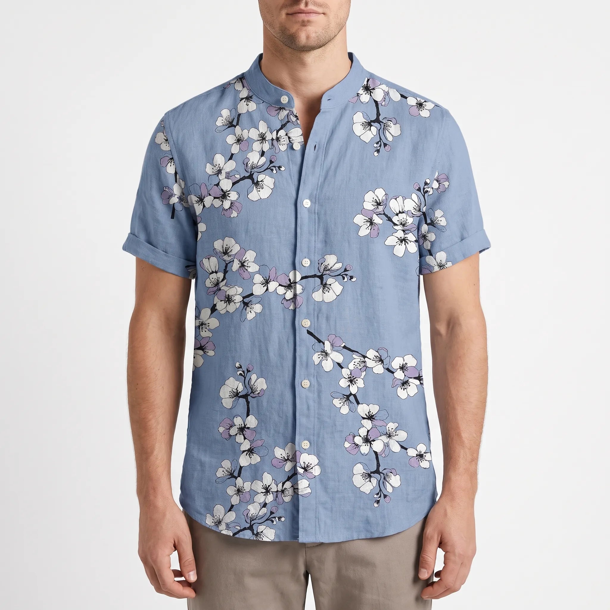 Florishe  - Floral Short Sleeve Men's Shirt Summer Holidays