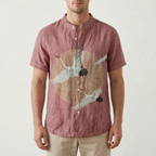 Florishe  - Floral Short Sleeve Men's Shirt Summer Holidays