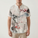 Florishe  - Floral Short Sleeve Men's Shirt Summer Holidays