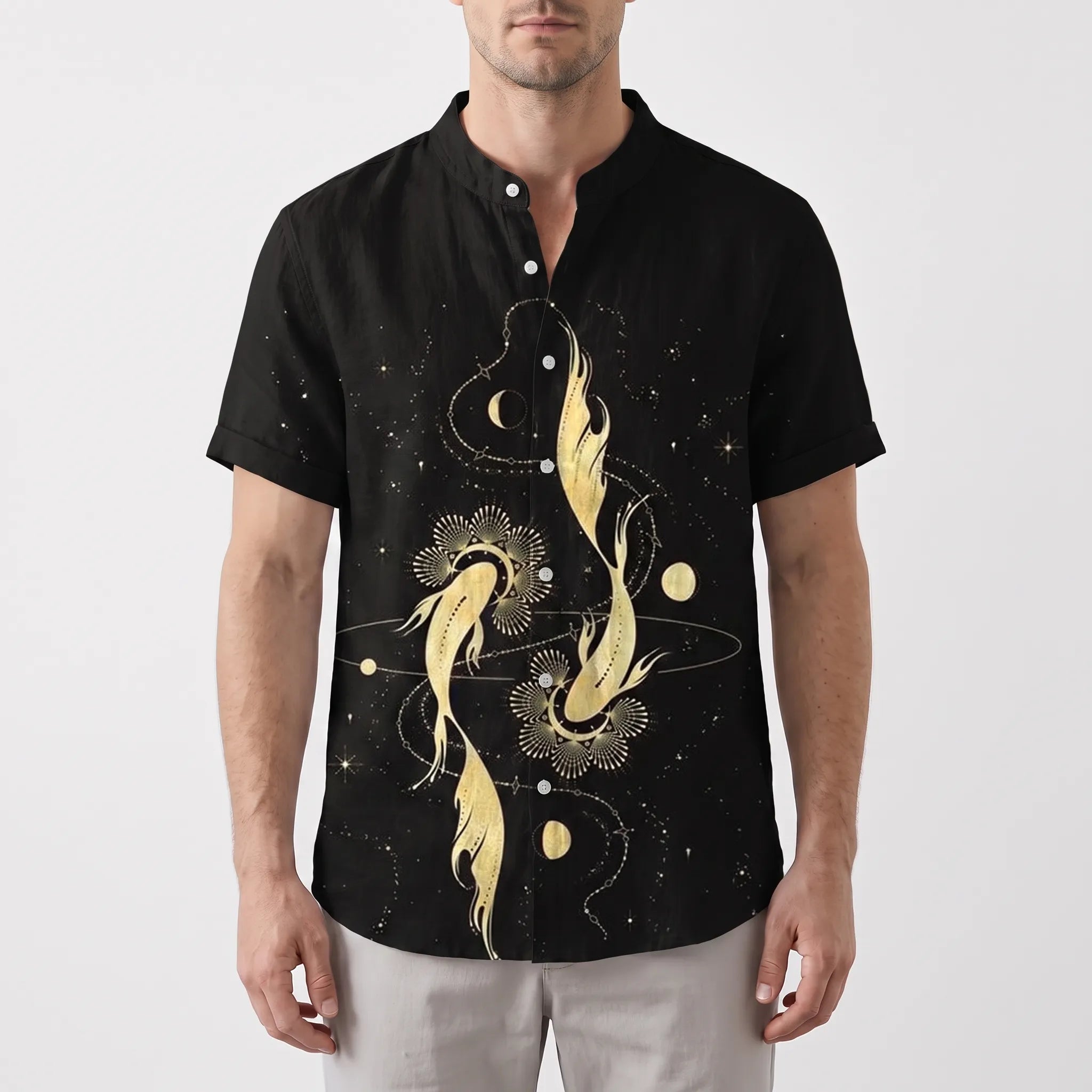 Florishe  - Floral Short Sleeve Men's Shirt Summer Holidays
