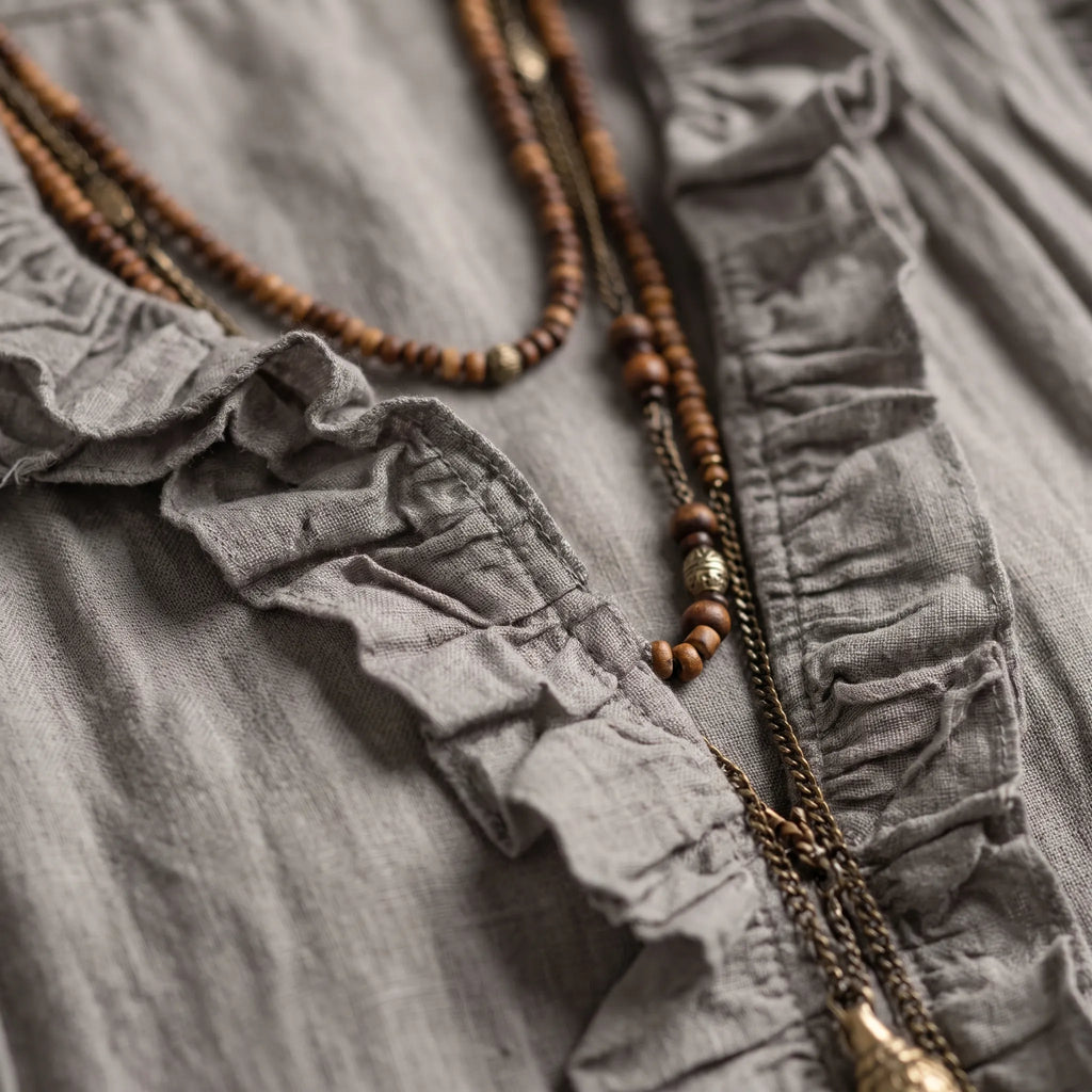Flowira  - Relaxed Bohemian Flowy Maxi Dress Warm Weather Holidays