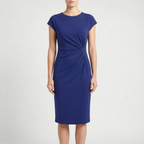 Formelle  - Structured Short-Sleeve Midi Dress Office Presentations