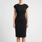 Formelle  - Structured Short-Sleeve Midi Dress Office Presentations