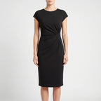 Formelle  - Structured Short-Sleeve Midi Dress Office Presentations