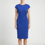 Formelle  - Structured Short-Sleeve Midi Dress Office Presentations