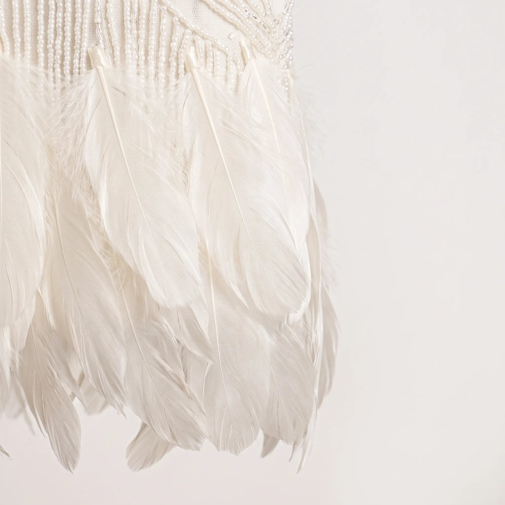 Fringella  - Fringed Mini Cocktail Dress Evening Parties