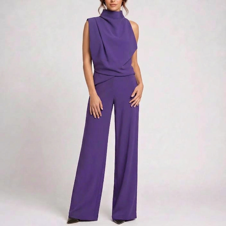 Valoris  - Wide-Leg Sleeveless Party Jumpsuit Wedding Guest Attire