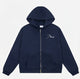 Men's Navy Zip Hoodie, Long Sleeves, Front Pockets