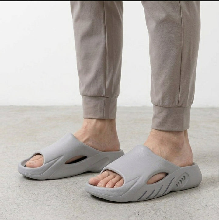Treadix  - Men's Chunky Platform Slider Sandals Casual Weekend Wear