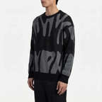 Graphyx  - Men's Relaxed Abstract Graphic Jumper Casual Weekend Wear