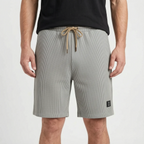 Gridloom  - Textured Men's Smart Casual Shorts Weekend Outings
