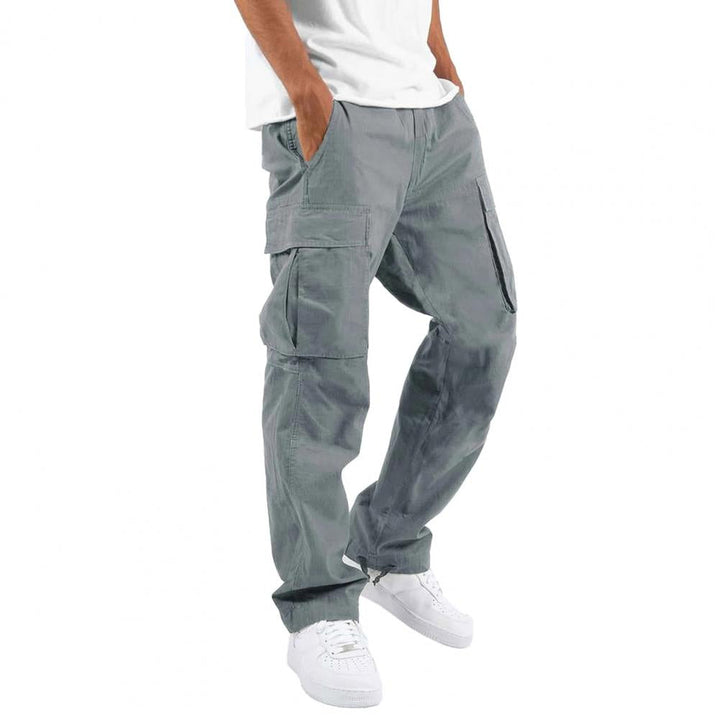 Men's Wide Leg Cargo Trousers
