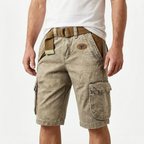 Gritox  - Rugged Vintage-Inspired Cargo Shorts Outdoor Excursions
