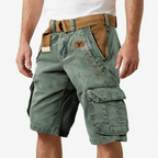 Gritox  - Rugged Vintage-Inspired Cargo Shorts Outdoor Excursions