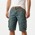 Gritox  - Rugged Vintage-Inspired Cargo Shorts Outdoor Excursions