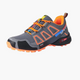 Men's low-top running sneaker with lace-up front and textured sole
