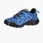 Men's low-top running sneaker with lace-up front and textured sole