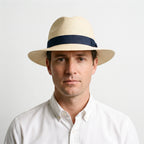 HavanaBreeze  - Men's Wide Brimmed Panama Hat Warm Weather Styling