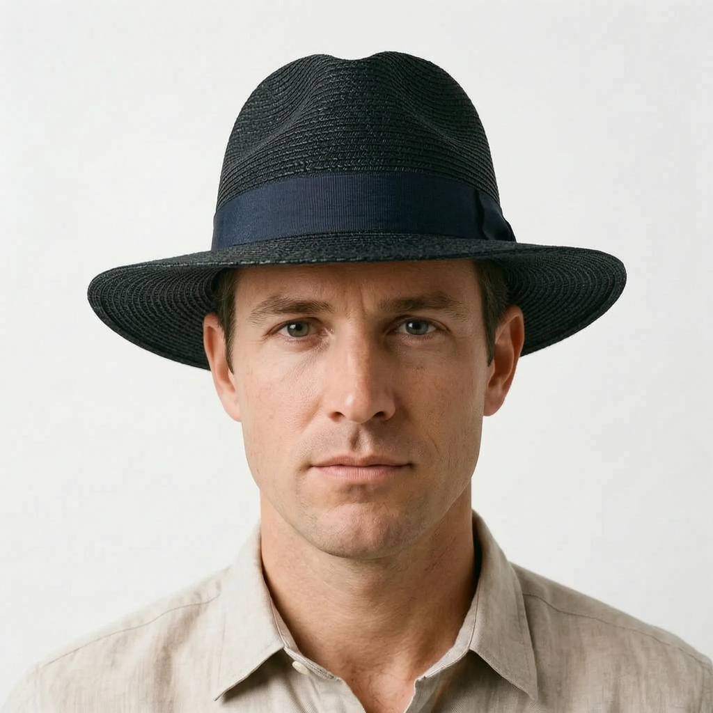 HavanaBreeze  - Men's Wide Brimmed Panama Hat Warm Weather Styling
