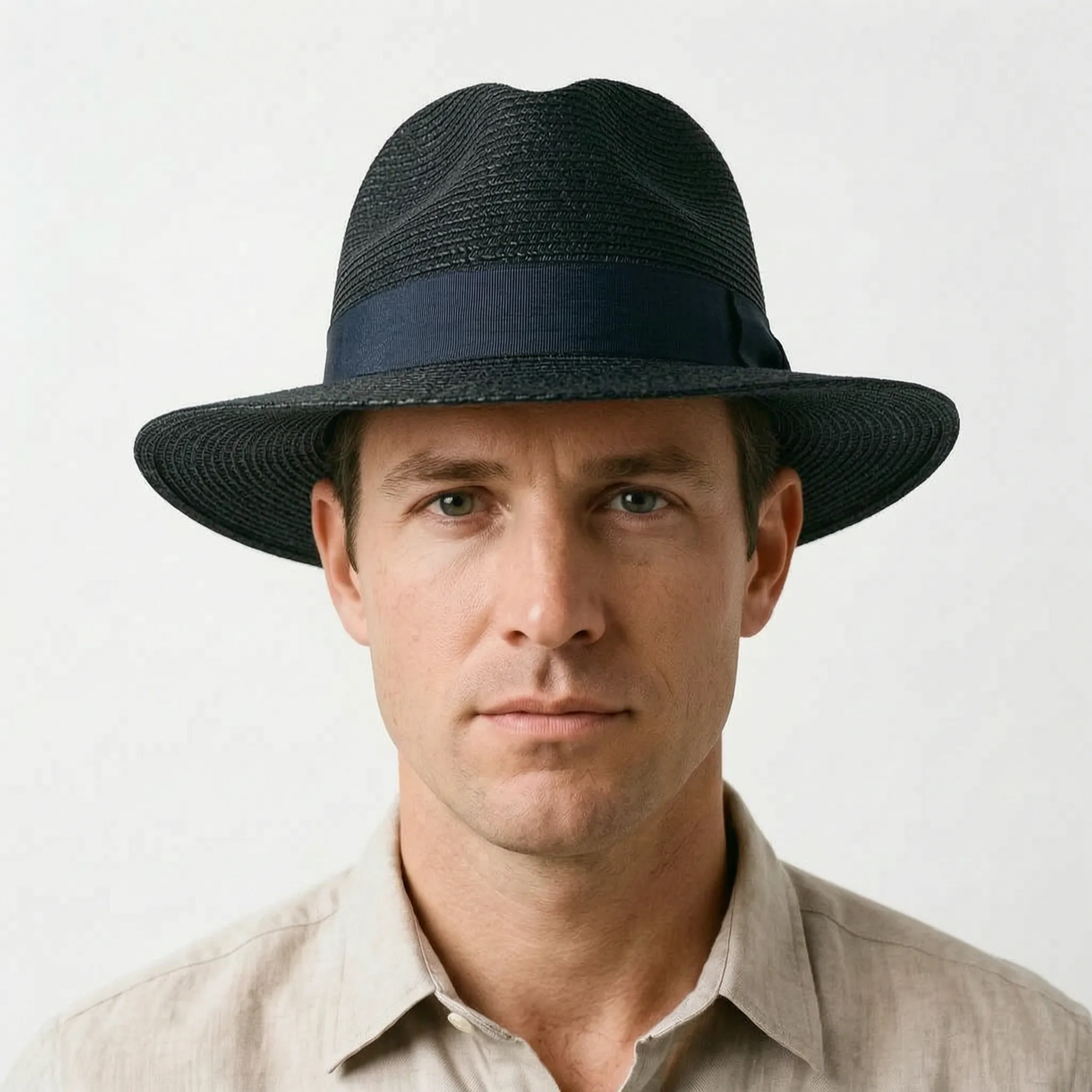 HavanaBreeze  - Men's Wide Brimmed Panama Hat Warm Weather Styling