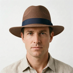 HavanaBreeze  - Men's Wide Brimmed Panama Hat Warm Weather Styling
