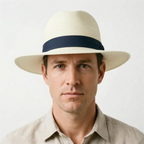 HavanaBreeze  - Men's Wide Brimmed Panama Hat Warm Weather Styling