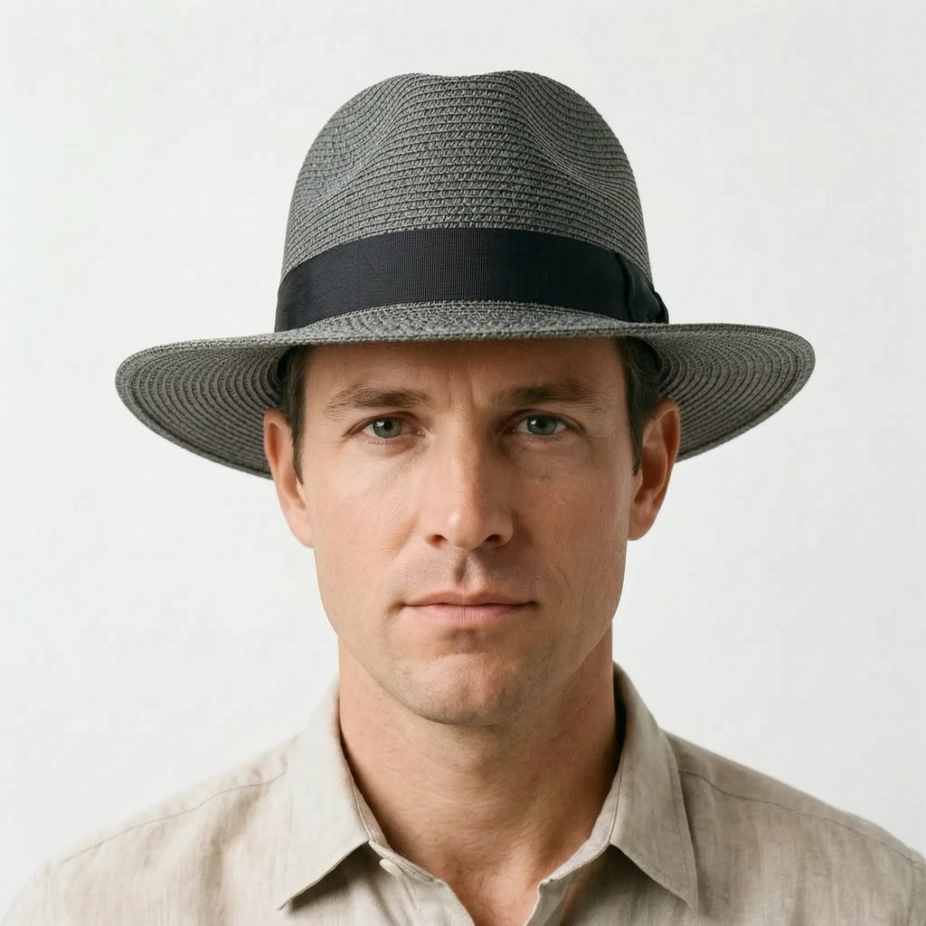 HavanaBreeze  - Men's Wide Brimmed Panama Hat Warm Weather Styling