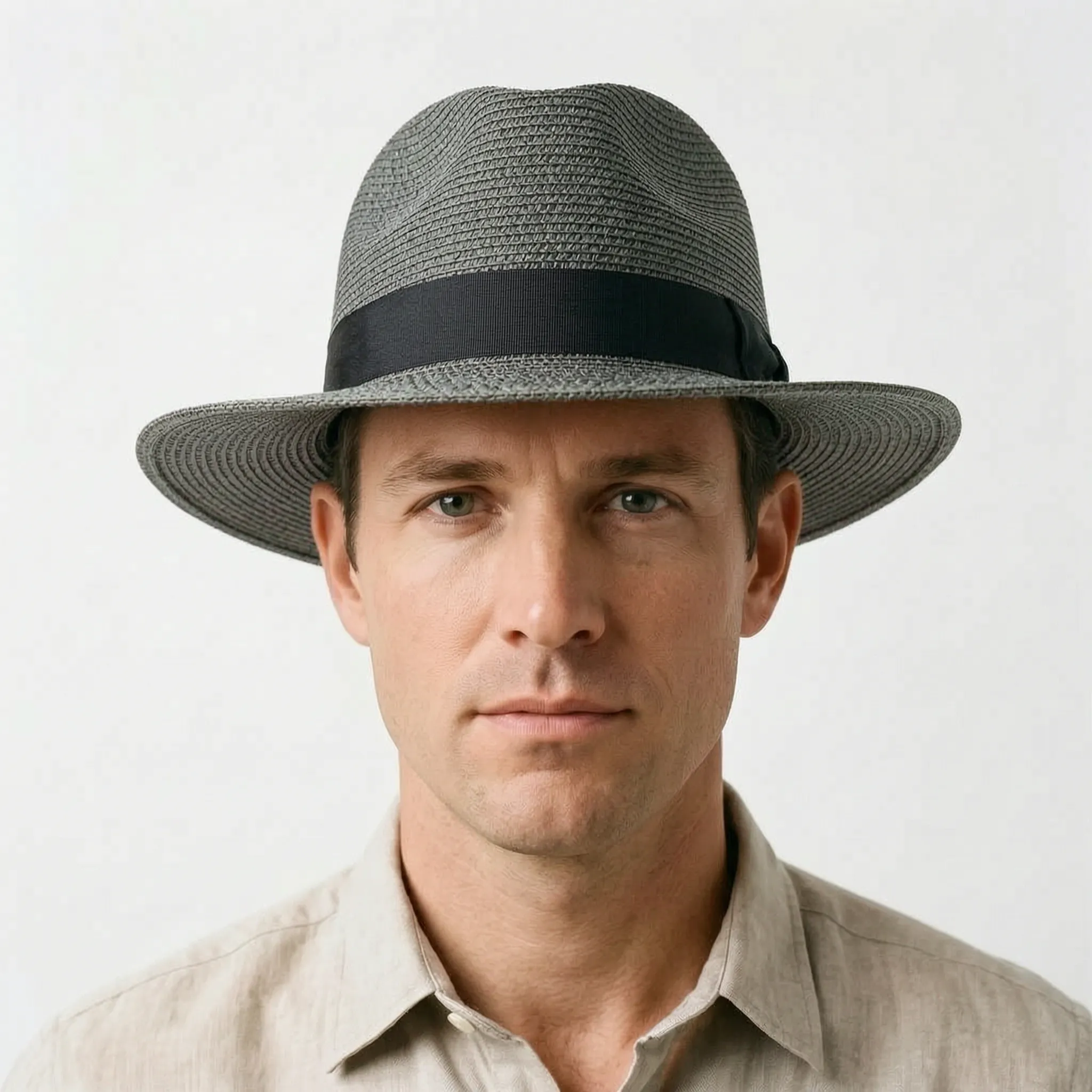 HavanaBreeze  - Men's Wide Brimmed Panama Hat Warm Weather Styling