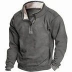 Men's half zip jumper with fleece lining