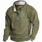 Men's half zip jumper with fleece lining