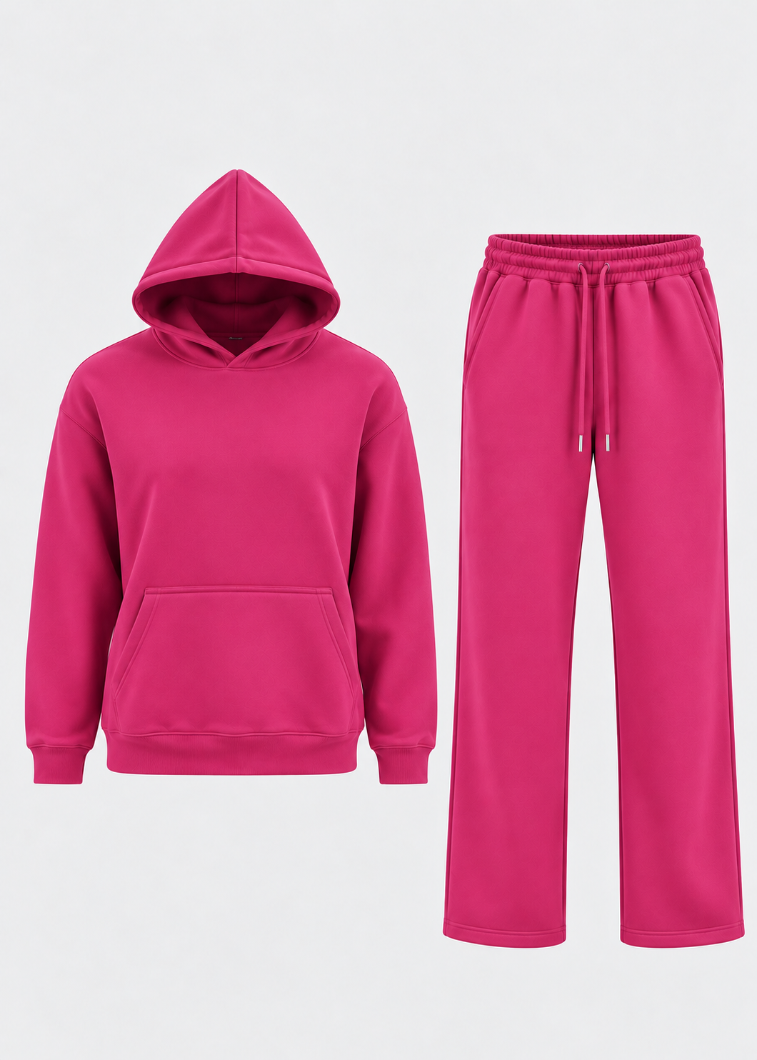 Men's hoodie and jogger set with kangaroo pocket