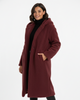 Women's Long Hooded Teddy Coat