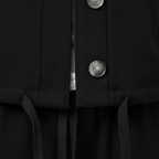 Men's two-piece set with a button jacket and drawstring trousers