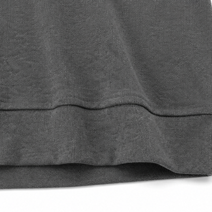 Women's waffle knit Henley hoodie with hood and long sleeves