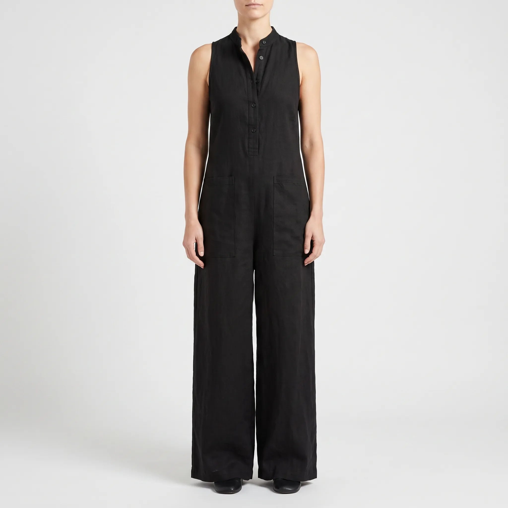 JumpsuitOasis  - Womens Black Wide Leg Jumpsuit Casual Days Out