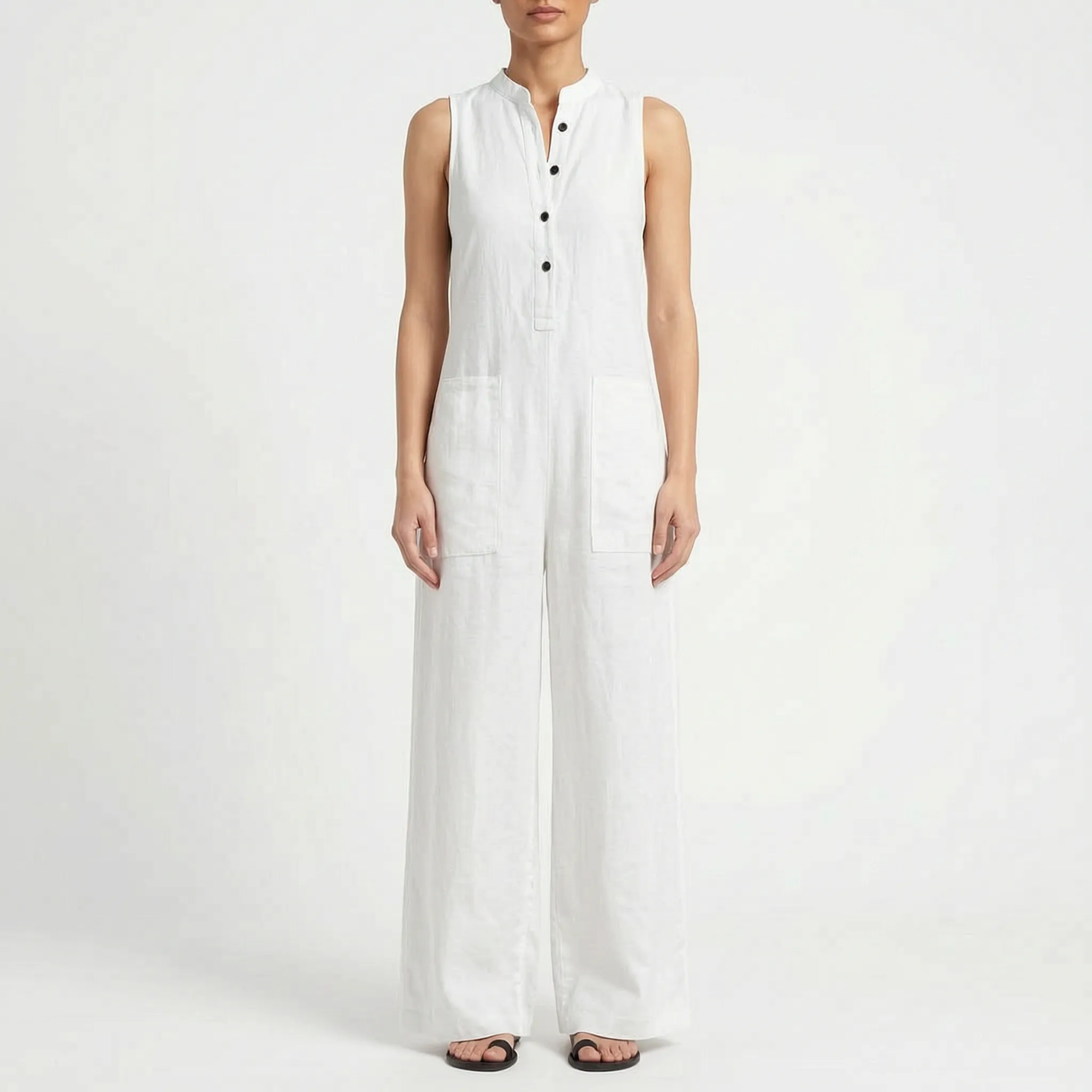 JumpsuitOasis  - Womens Black Wide Leg Jumpsuit Casual Days Out