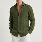 Kaelon  - Relaxed Long-Sleeved Summer Shirt Beach Holidays