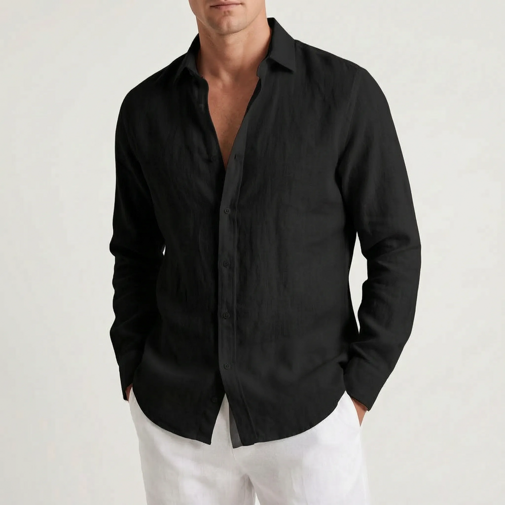 Kaelon  - Relaxed Long-Sleeved Summer Shirt Beach Holidays