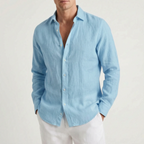Kaelon  - Relaxed Long-Sleeved Summer Shirt Beach Holidays